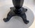 Wood Antique Painted Pedestal Table, Round Center Table With Sculptural Base For Sale - Image 7 of 8