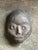 Vintage Hammered Z Bronze Death Mask Wall Sculpture For Sale - Image 9 of 12