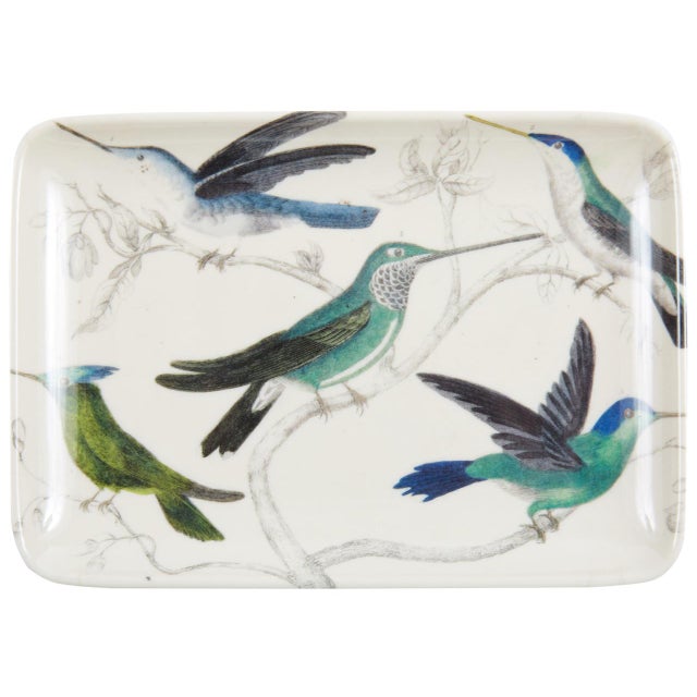 Ornithology Bird Tray, Set of 3 For Sale - Image 4 of 6