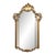 Antique Italian Gilded and Painted Rococo Style Mirror For Sale