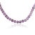 Early 21st Century Handcrafted 116 Ct Natural Amethyst Beaded Necklace 26 Inch - February Birthstone For Sale - Image 5 of 14