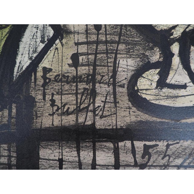 Modern Bernard Buffet, Still Life with Eggs, 1960, Lithograph For Sale - Image 3 of 6