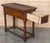 Summer Side Folding Oak Table with Square Top, 1940s For Sale - Image 4 of 18