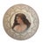 These antique cabinet porcelain plates complement each other with similar subject matters, but they are made by different...