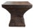 Solid Teak Wood Console Table Espresso Finish Modern Organic For Sale