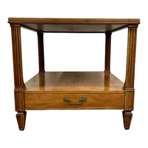 Vintage Baker Furniture Italian Provincial Style Side Table End Table Nightstand