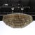 Modernist Hand-Blown Murano Glass 6-Tier Oblong Reeded Paneled Glass Chandelier For Sale - Image 4 of 18