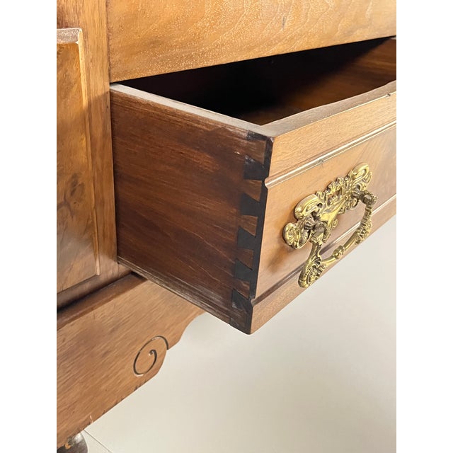 Grand 19th Century "Knock-Down" Burl Walnut Armoire For Sale - Image 10 of 13