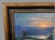Antique Coastal Seascape Oil Painting On Canvas Artist signed and dated 1927 in the lower right hand corner In good...