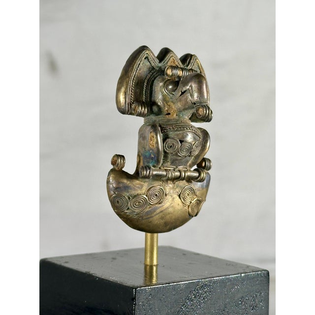 Figurative Pre-Columbian Tairona Tumbaga Pendant For Sale - Image 3 of 11