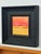 Persimmon Small Square Abstract Canvas Art Study with Red & Yellow by Contemporary Artist 2025 For Sale - Image 8 of 13