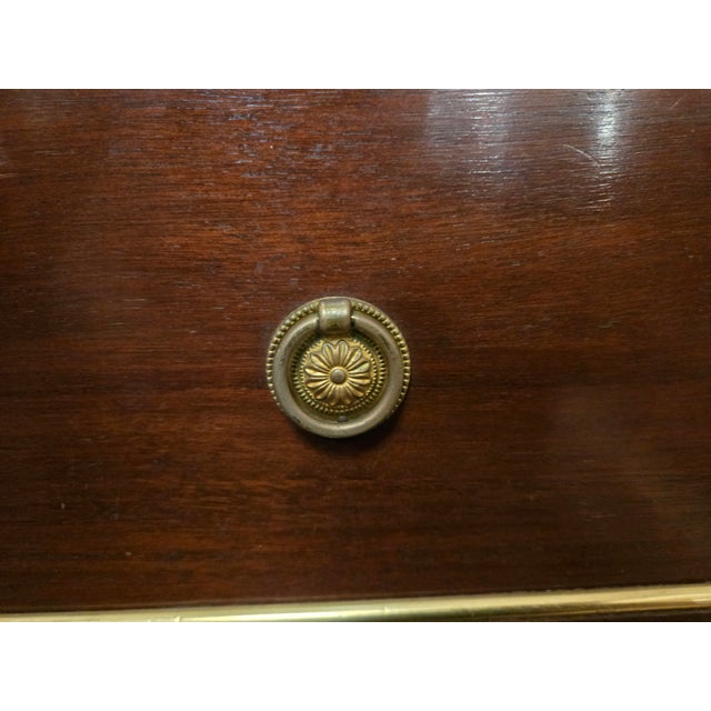 Wood Early 20th Century French Louis XVI Style Marble-Top Secrétaire À Abattant With Hidden Desk For Sale - Image 7 of 9