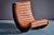 Verner Panton "Relaxer II" rocking chair, designed for Rosenthal Einrichtung, Germany, 1974. Reupholstered in brown...