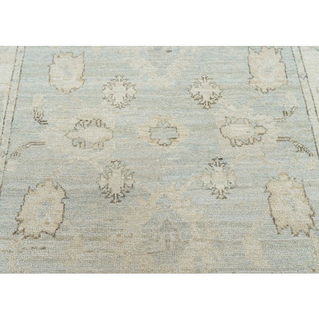 Oushak Rug 3'2" x 5' For Sale - Image 4 of 4