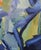 Mid-Century Modern 'Blue Interlude' Vintage Swedish Original Abstract Oil Painting, Framed For Sale - Image 9 of 13