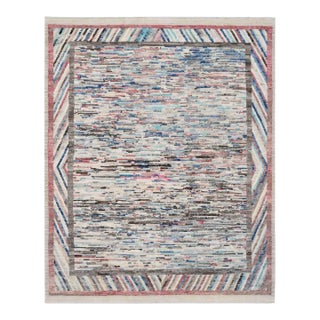 Multicolor Modern Wool Rug For Sale