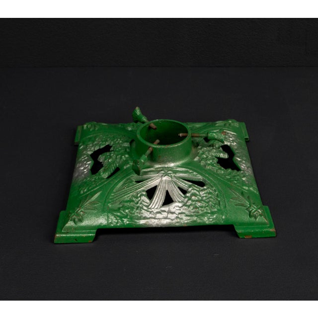 Art Nouveau Cast Iron Christmas Tree Stand, 1920s For Sale - Image 4 of 15