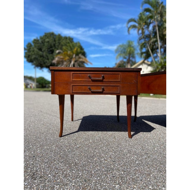 Late 20th Century American of Martinsville Mid-Century Modern Nightstands - a Pair For Sale - Image 5 of 11