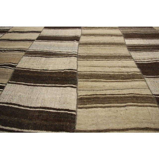 Mid 20th Century Wabi-Sabi Turkish Kilim Rug - 13'00 X 16'00 For Sale - Image 4 of 7