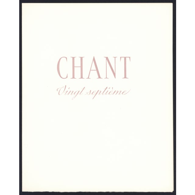 1960s 1963 Dalí Divine Comedy Engraving Purgatoire Chant 27 "Les Dernières Paroles De Virgile" (Virgil's Last Words) For Sale - Image 5 of 9