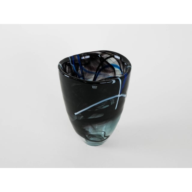 1980s Swedish Glass Vase by Anna Ehrner for Kosta Boda, 1980s For Sale - Image 5 of 9