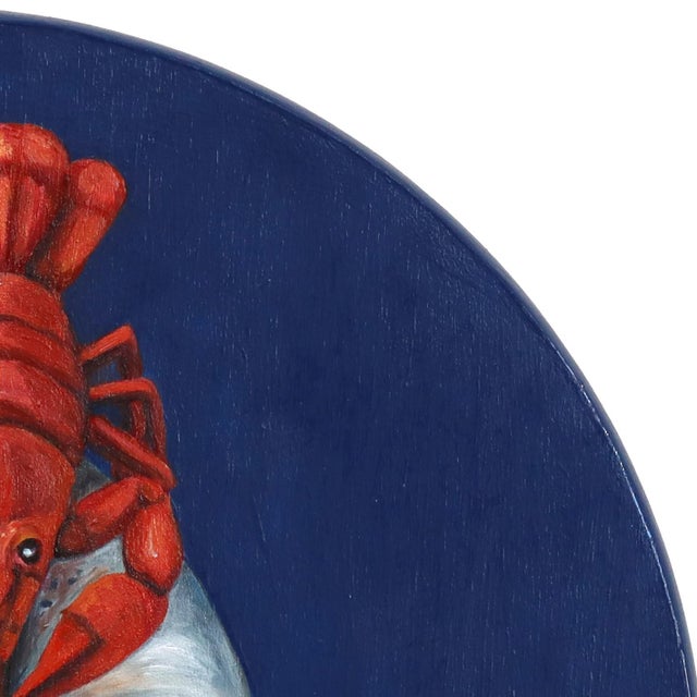 A Brackish Delight - Original Contemporary Oil Painting on Wood Panel by Jj Galloway For Sale In Los Angeles - Image 6 of 9