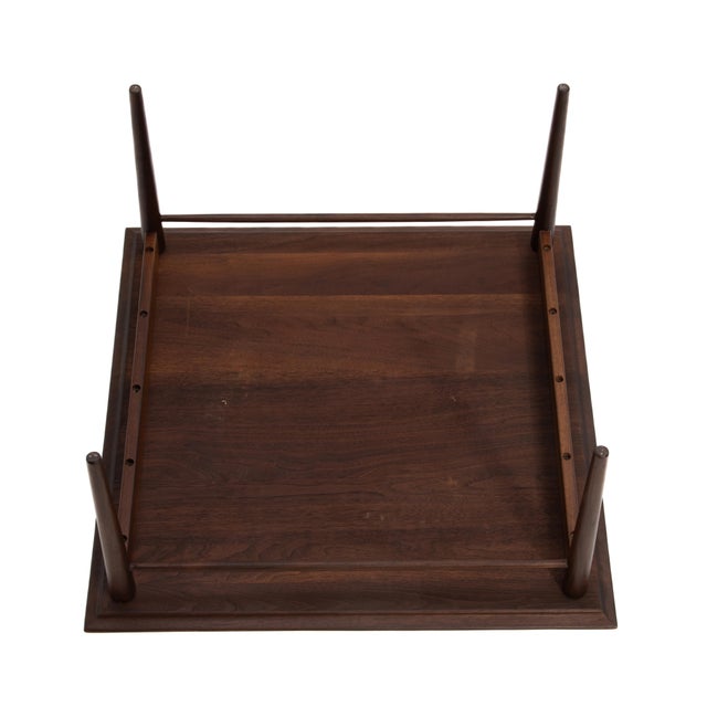 Walnut Coffee Table New Hope School Bench Made Phil Powell For Sale - Image 12 of 12