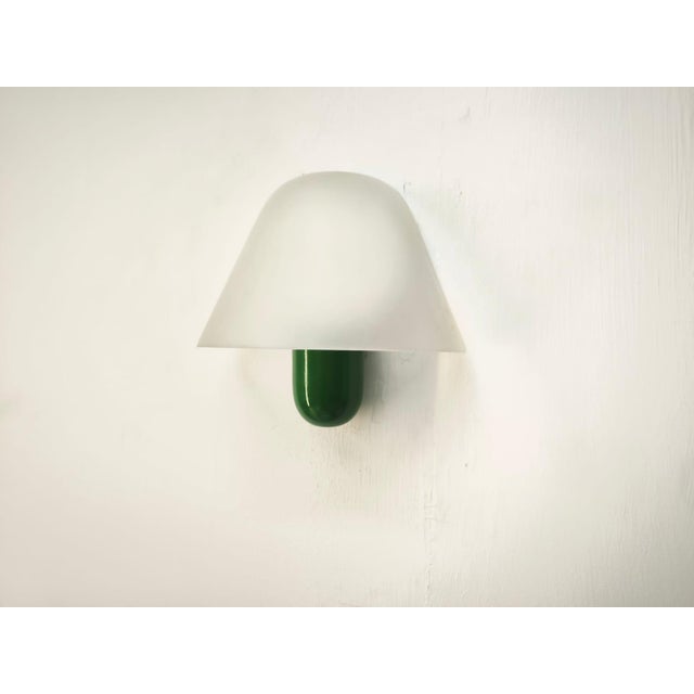Green Wall Light from VeArt, 1980s For Sale - Image 4 of 10