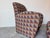Mid-Century Modern 1980s Postmodern Hekman Dansen Contemporary Geometric Upholstered Lounge Chair With Ottoman For Sale - Image 3 of 11
