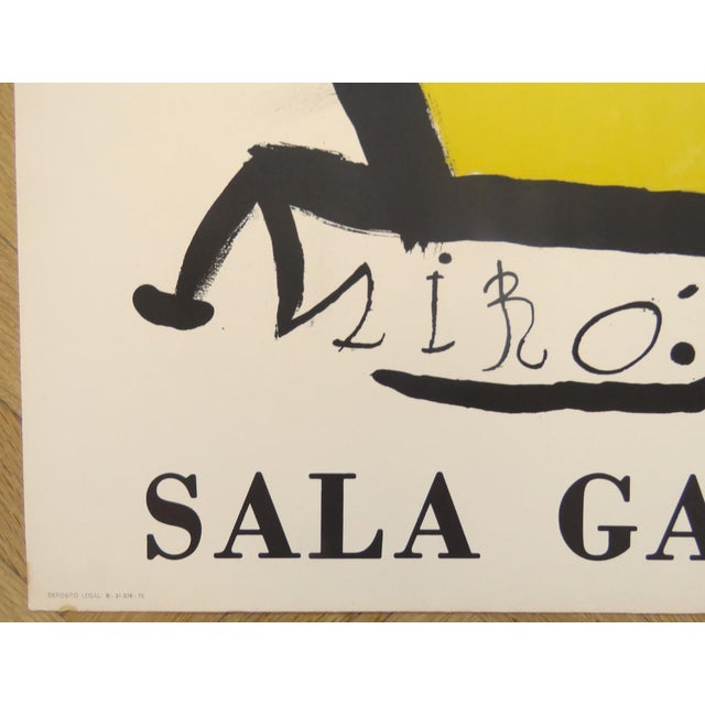 Joan Miró, Original Exhibition Poster: Sala Gaspar, Barcelona, 1970, Lithograph For Sale - Image 5 of 9