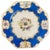 Victorian Antique Rosenthal Cobalt Blue & Gilt Octagonal Floral Dinner Plates - Set of 12 For Sale - Image 3 of 13