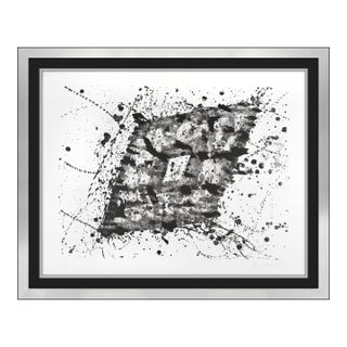 Late 20th Century Untitled (l.203; sf.211) Abstrac Black Lithograph Sam Francis For Sale