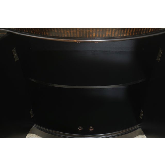 Ethan Allen Ethan Allen Vivianne Chinoiserie Serpentine Console Sideboard For Sale - Image 4 of 18