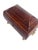 English English Burr Yew Tea Caddy For Sale - Image 3 of 6