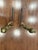 19th Century Antique American Brass and Cast Iron Fireplace Andirons W. Ball and Claw Feet For Sale - Image 4 of 12