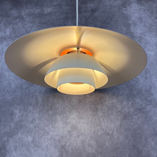 Ivory Vintage PH 3/4 Hanging Lamp from Louis Poulsen, 1970s For Sale - Image 8 of 13