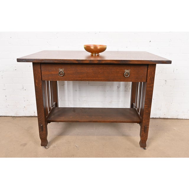 Glass Steuben Aurene Iridescent Art Glass Fruit Bowl or Center Bowl For Sale - Image 7 of 8