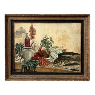 French Artist, Still Life, 1800s, Oil Painting, Framed For Sale