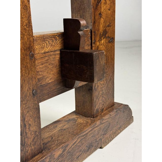 Belgian Monastery Table in Oak For Sale - Image 10 of 18