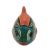 Handpainted Mexican Folk Art Terra Cotta Fish – Vintage Colorful Pottery Sculpture For Sale - Image 4 of 11