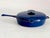 1960s Copco Blue Enamel on Cast Iron Skillet With Lid Designed by Michael Lax, 2 Piece Set For Sale - Image 14 of 15