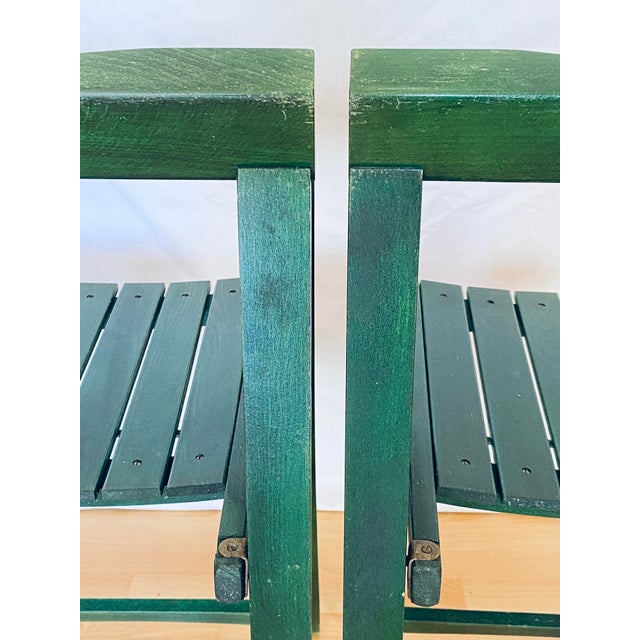 Folding Chairs attributed to Aldo Jacober and Alberto Bazzani, Set of 2 For Sale - Image 13 of 18