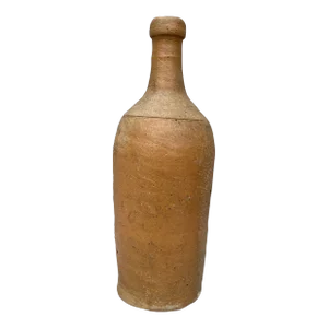 19th Century French Pottery Cider Bottle From Normandy
