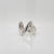 Georg Jensen Vintage Modernist Georg Jensen Sterling Silver Ring Model No. A 77 C by Ole Ishøj Size 5.5 For Sale - Image 4 of 10