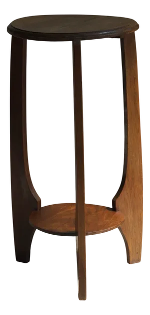 Dutch Art Deco Amsterdam School Pedestal Table, 1920s