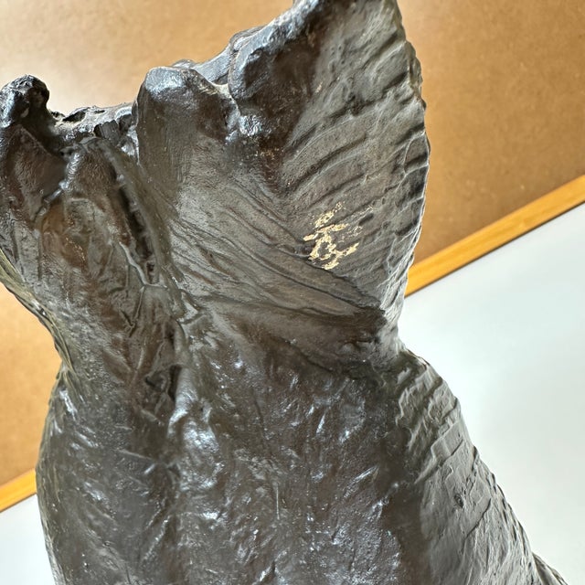 Patrick McKearnan Signed Cold Cast Bronze Female Torso Sculpture 7.5” Modern Figure For Sale - Image 10 of 16