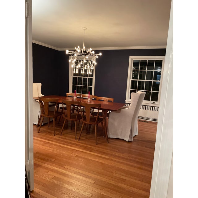 Modern Patrick Townsend Orbit Chandelier — 42" Matte White For Sale - Image 3 of 4