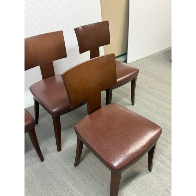 Jennifer Morla for Conde House Morla Collection Verve Dining Chairs, Set of Four For Sale In San Francisco - Image 6 of 12