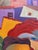 Marc Zimmerman "Falling Leaves" Oil Painting, Three Figures in Tropical Village, Vertical Format, Warm Palette, Contemporary Art West Coast For Sale - Image 4 of 9