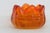 Flower Shaped Glowing Orange Glass Tealight Holder Small Petal Ring Dish 4946b For Sale - Image 13 of 13